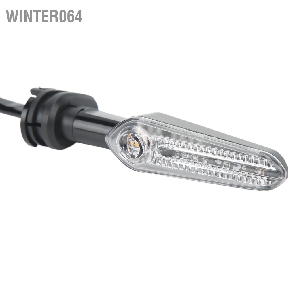 2 chiếc 12V Đèn báo rẽ dành cho xe máy LED màu hổ phách YZF R15 R25 R3 R6S R1 R7 R9 Winter064