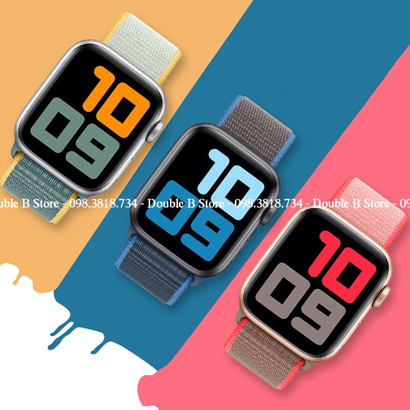 Dây Đeo Apple Watch Chất Liệu Nylon Cao Cấp Dành Cho Series 5/4/3/2/1