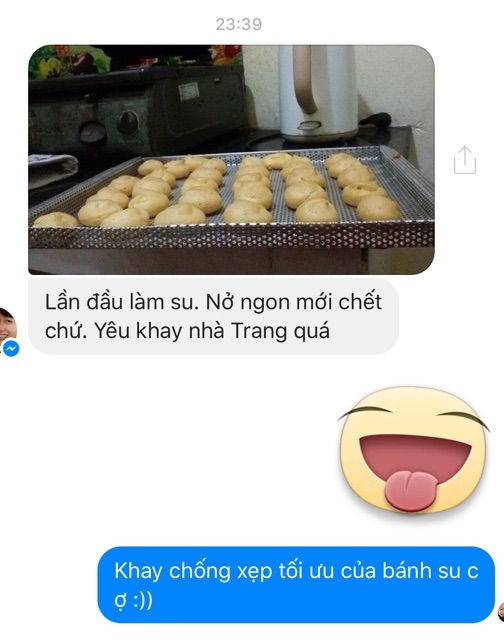 Khay lỗ/ khay sấy cho lò từ 60-80 lít