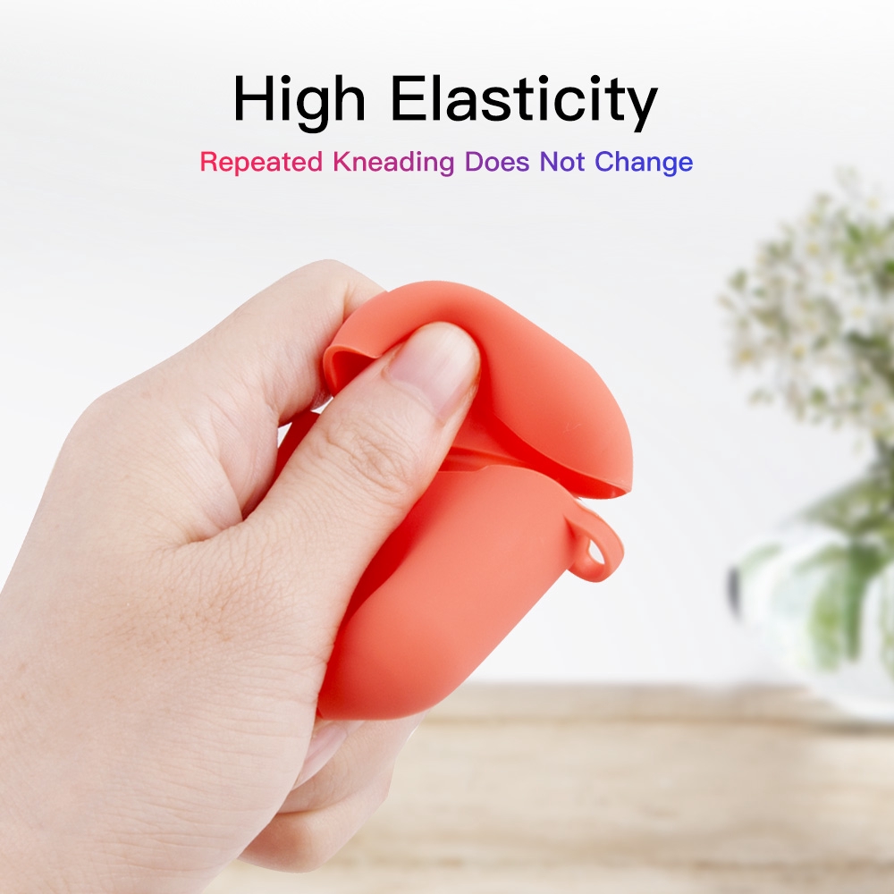 Vỏ Bảo vệ Hộp Sạc HdoorLink Cho Tai Nghe Iphone Airpods 1 / 2 Kèm Móc Khóa