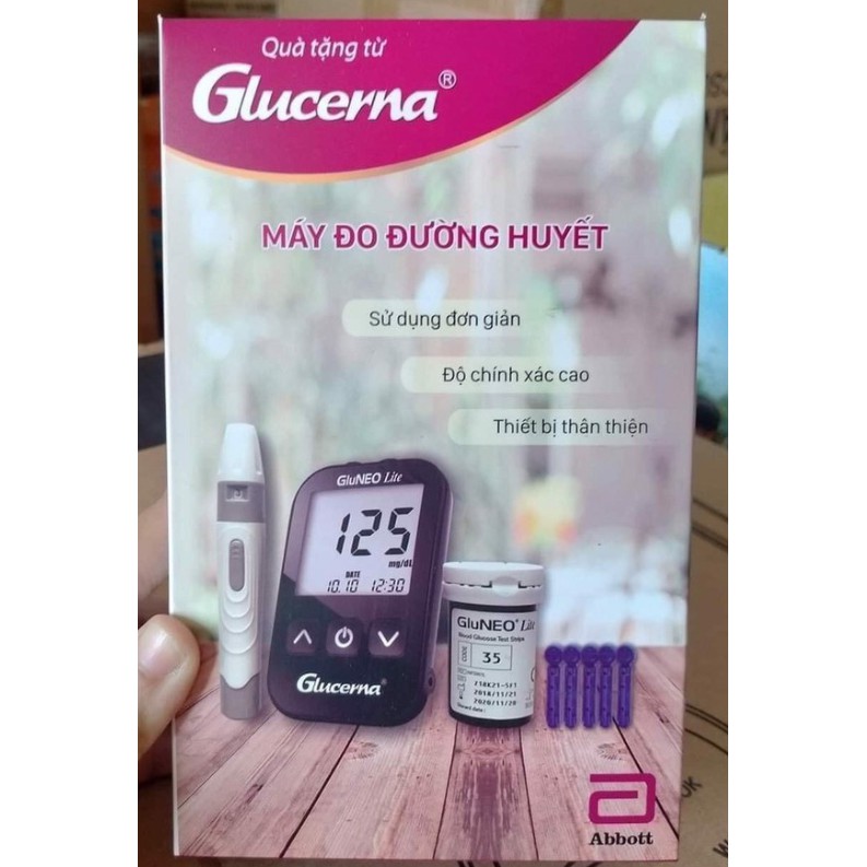 Máy đo đường huyết Gluneo Lite (Quà Km Glucerna)