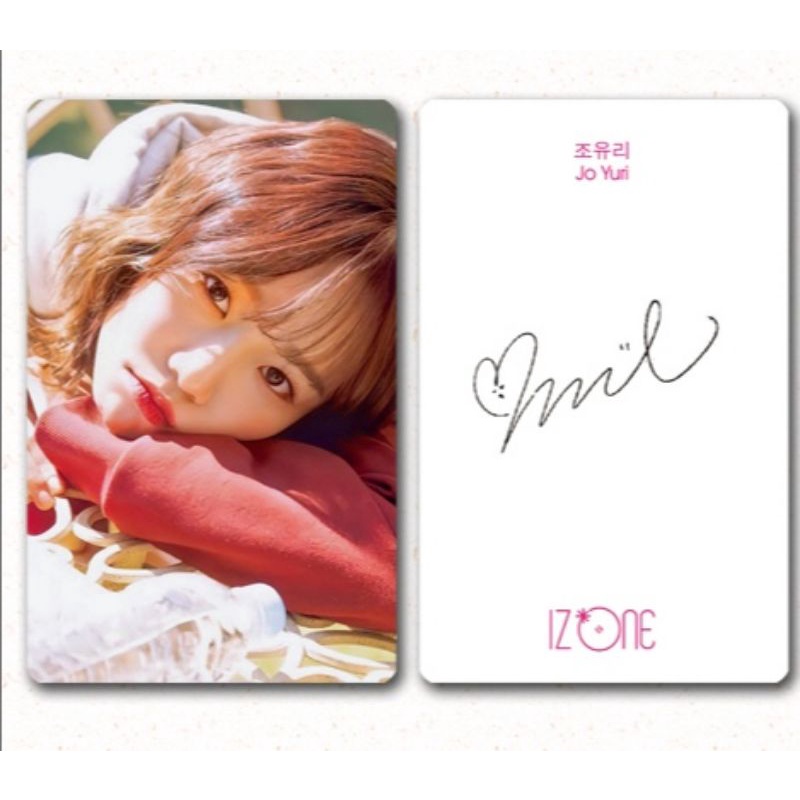 Set 100 card chữ kí Jo Yuri - IZONE (IZ*ONE)