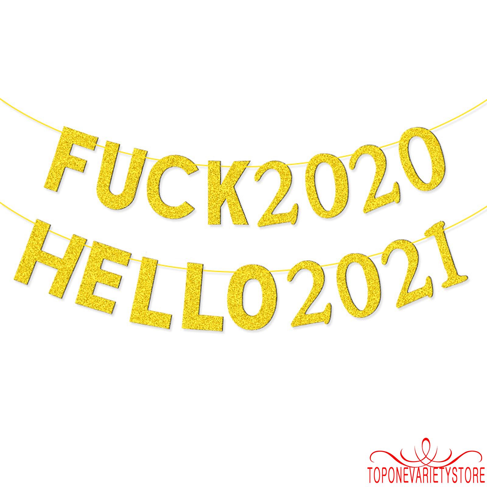 Dây Treo Trang Trí Hình Lá Cờ 2020 Hello 2021