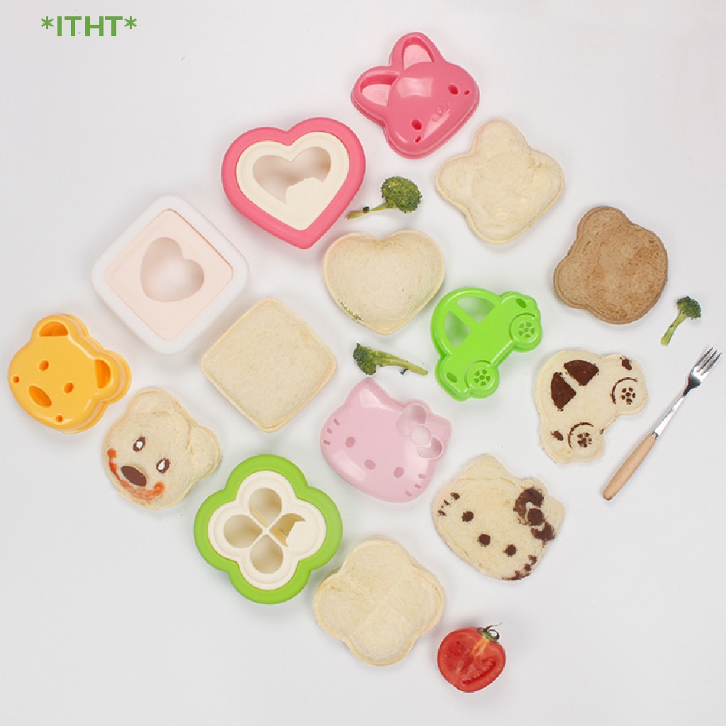 Khuôn Cắt Bánh Mì Sandwich Hình Gấu Teddy Dành Cho Trẻ Em Mới