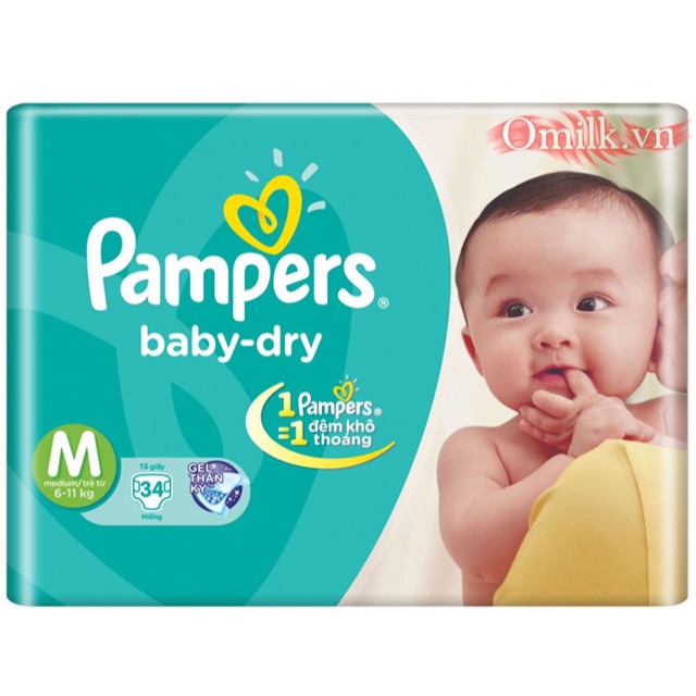 Tã dán pamper M34/L32