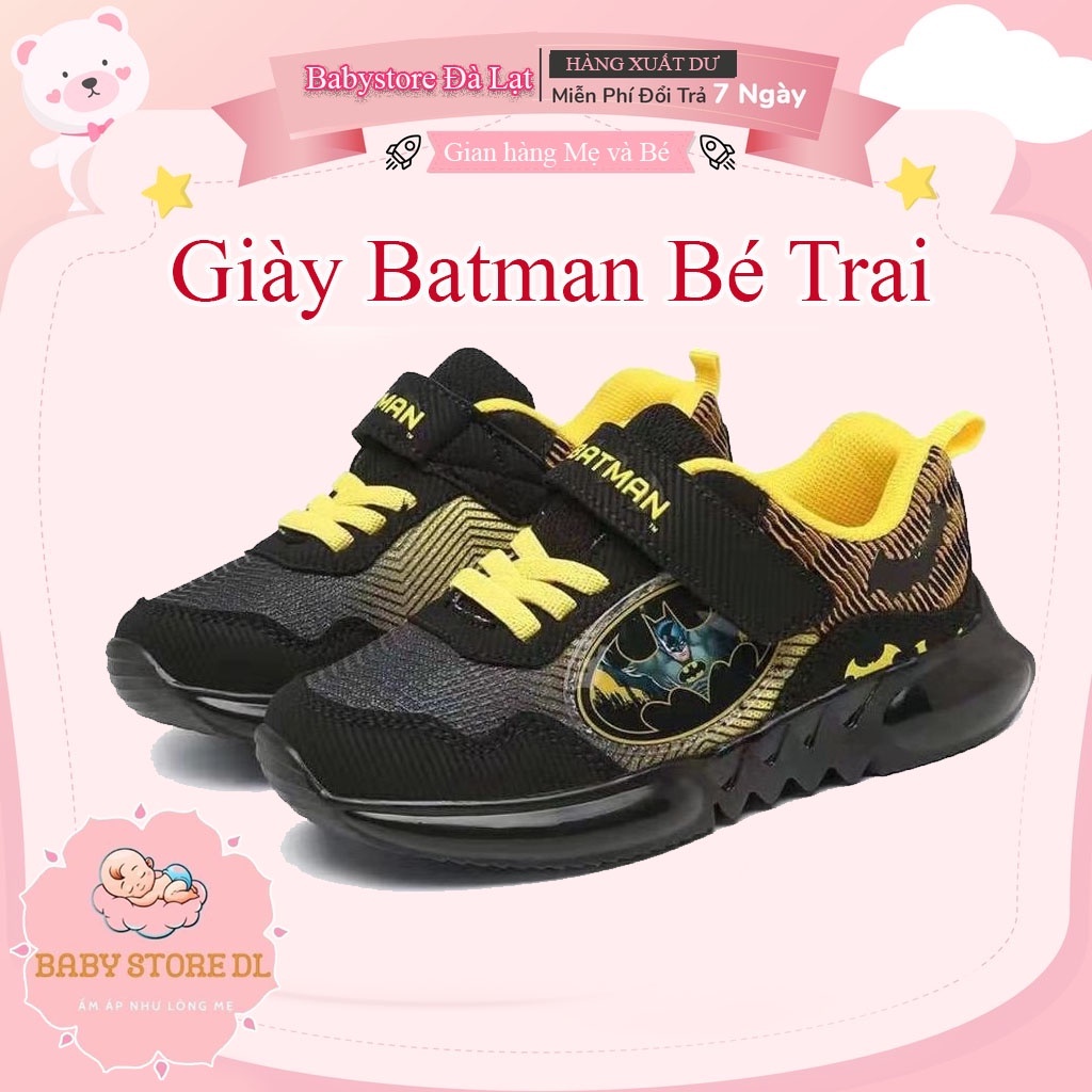 Giày Bé Trai Batman Xuất Dư