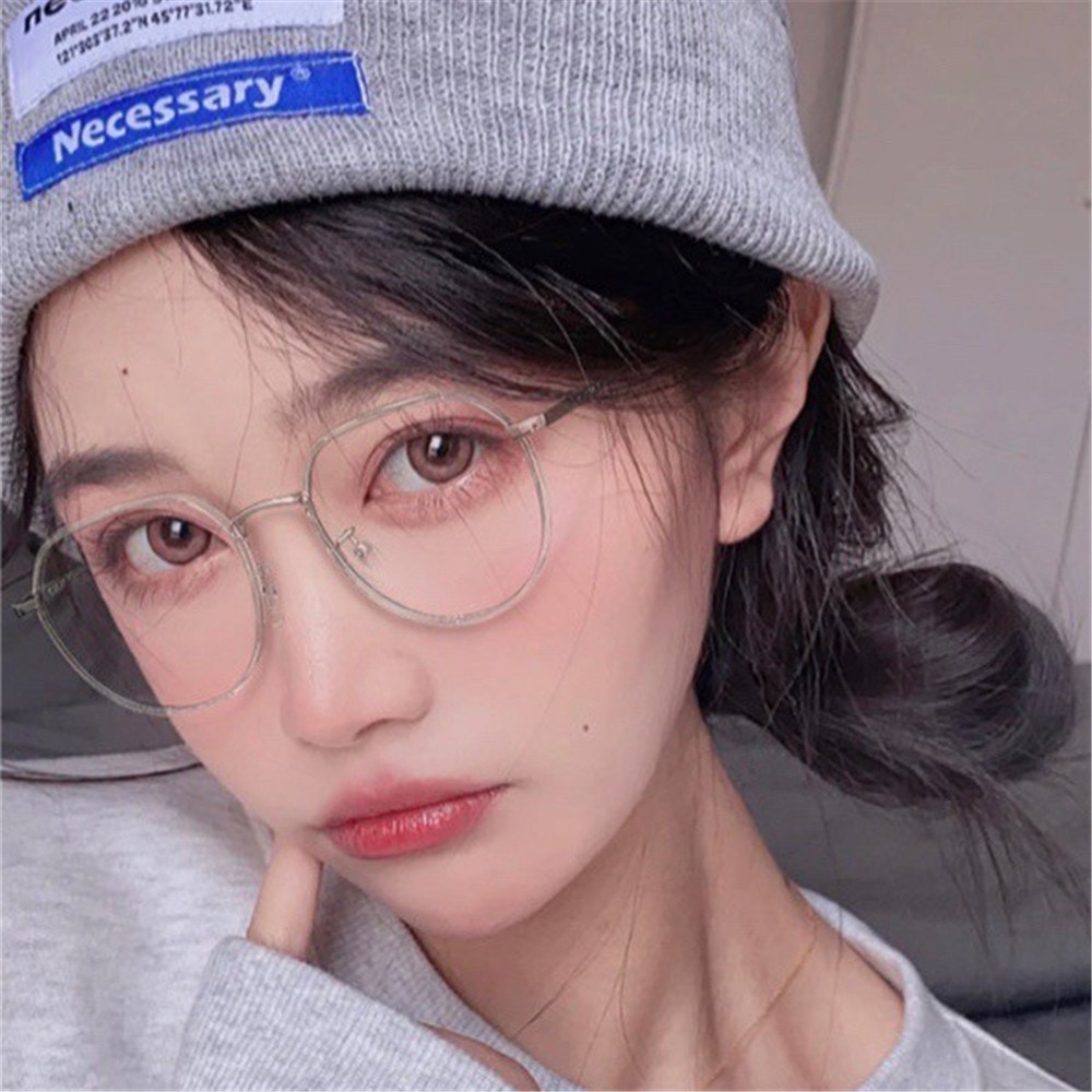 Mắt Kính Chống Ánh Sáng Xanh Thời Trang Hàn Quốc Cho Nữ