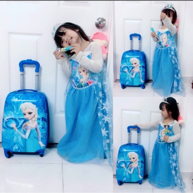 Valy kéo cho bé hình các công chúa Elsa