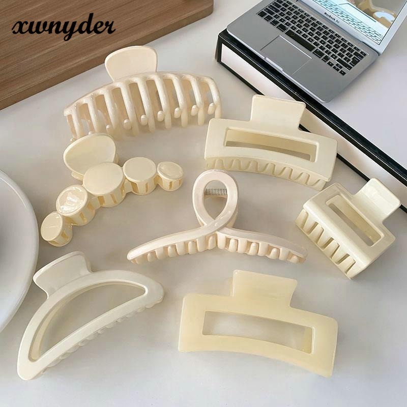 Korea Women Hair Clip Girls White Style Hair Clamp Summer Hairpin Hairclips Hair Fashion Hair Accessories XWNYDER