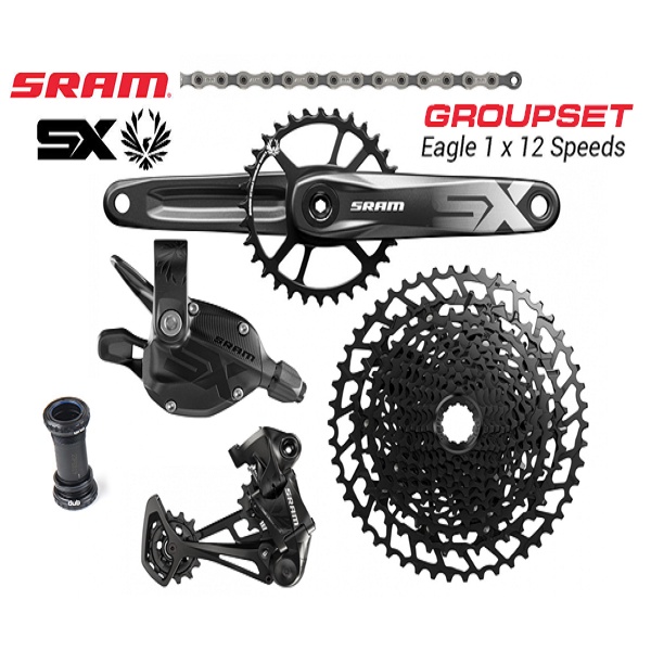 Bộ Group SRAM SX EAGLE 1X12 Tốc Độ Dành Cho Xe Đạp MTB