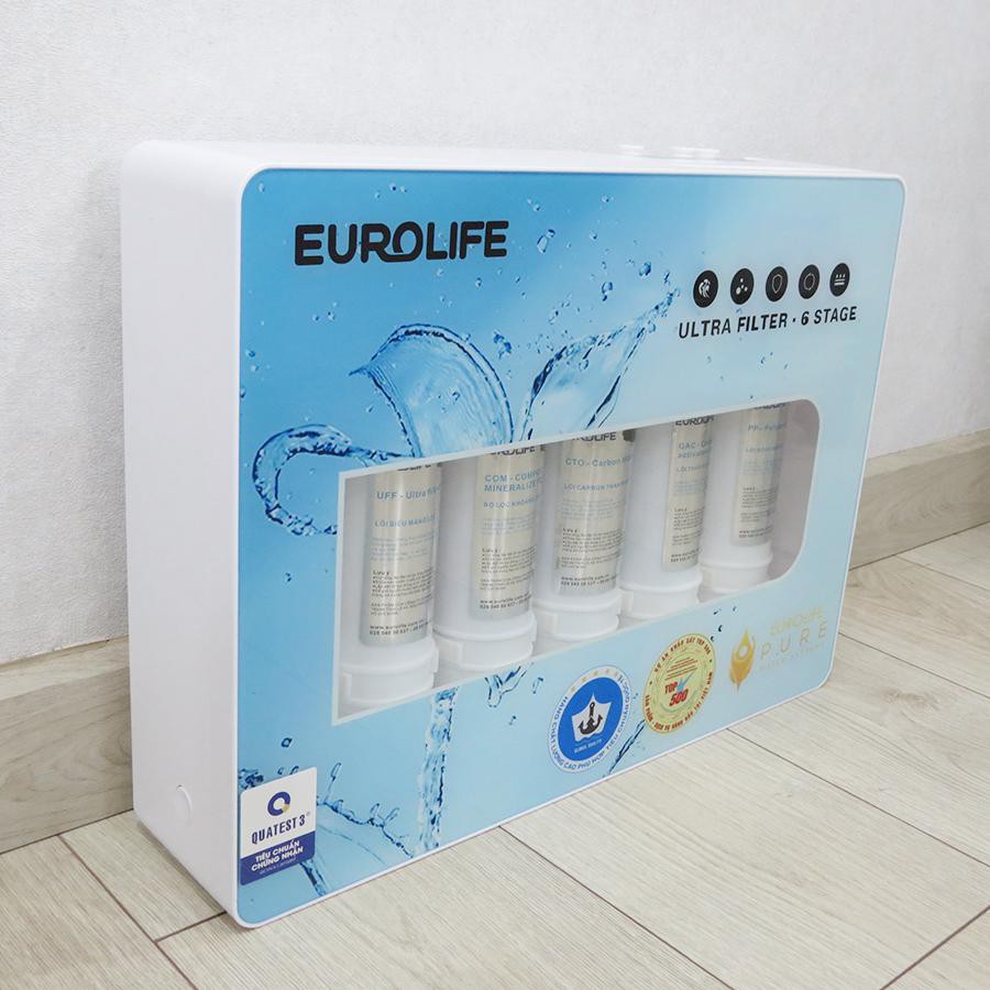 Máy lọc nước uống trực tiếp 6 cấp độ lọc Eurolife EL-UF6 (Gold)