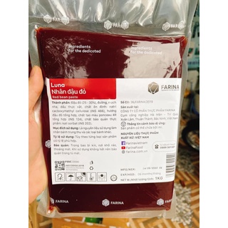 Nhân trung thu FARINA: Luna đậu đỏ 1kg