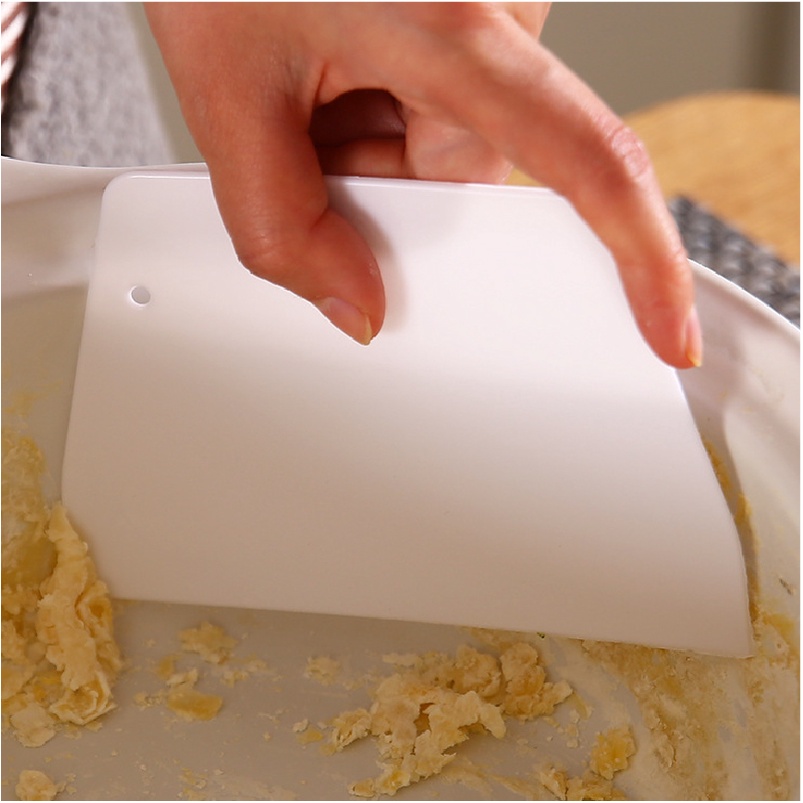 Dao Cắt Bột, Dụng Cụ Vét Bột, Chia Bột Chà Láng Làm Bánh Kem, Bánh Bông Lan, Bánh Mì Hoa Cúc