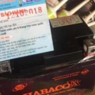 Ắc quy xe máy Habaco EX 12V 5A , Ắc quy khô, bình điện xe máy