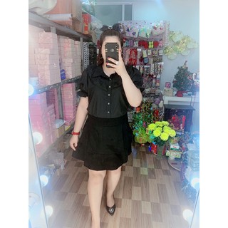 [ BIGSIZE ] Áo Sơ Mi Cổ Viền Bèo 60-95kg