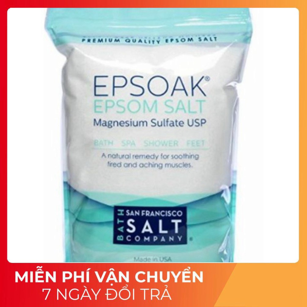 Muối Epsom nhập khẩu từ Mỹ - Best Seller Amazon - Thải độc, Phục hồi da nhiễm co.rti.co.i.d