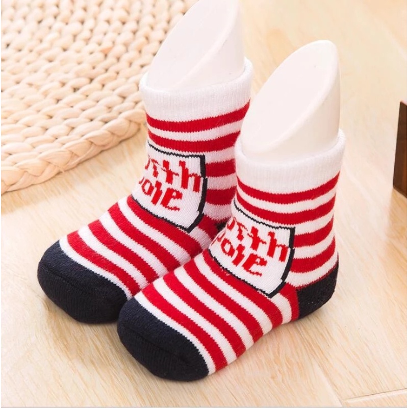 Set 5 Đôi Tất Cotton Hoạ Tiết Giáng Sinh Hoạt Hình Cho Bé