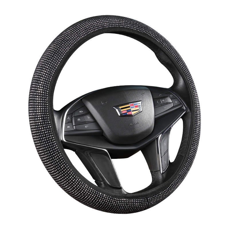 Bọc vô lăng đính đá, vương miện ( phù hợp nhiều dòng xe cỡ 38cm)