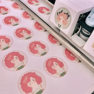 [IN STICKER] In logo decal, sticker tròn, vuông