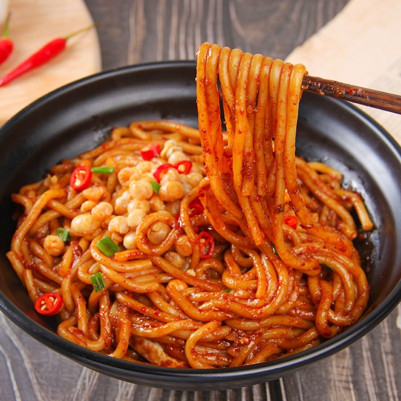Mì gạo xào Tân Cương hãng A Khoan 335gr