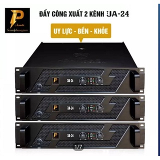 Đẩy Công Suất JA 24 hãng P-Audio Nhật Bản ,Sản xuất tại Đài Loan, 24 sò, chất lượng cao, 1400W max