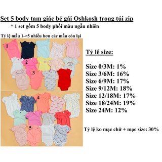 Sỉ ri 20 set body Oshkosh