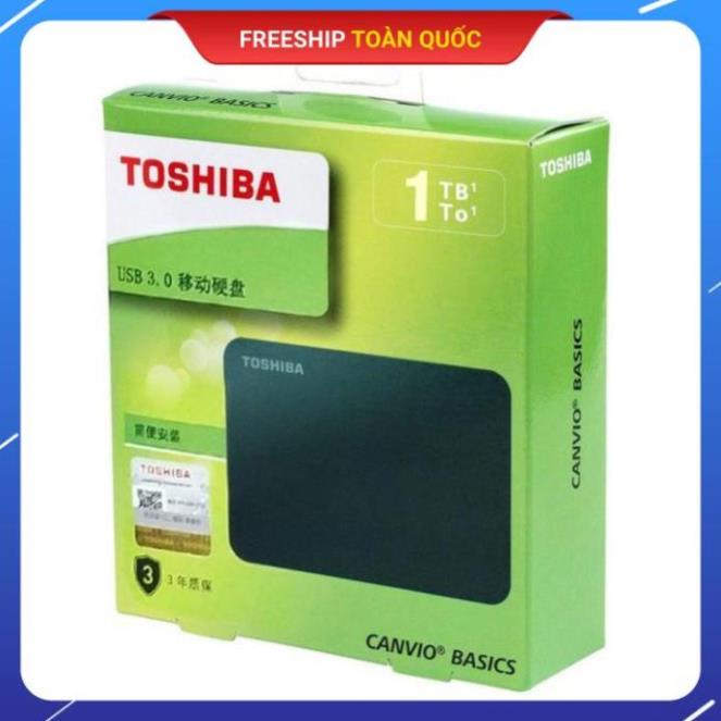 Ổ Cứng Di Động 1TB TOSHIBA CANVIO 2.5" 3.0 USB I 24T BảoHành [GIÁ GỐC - FREESHIP]