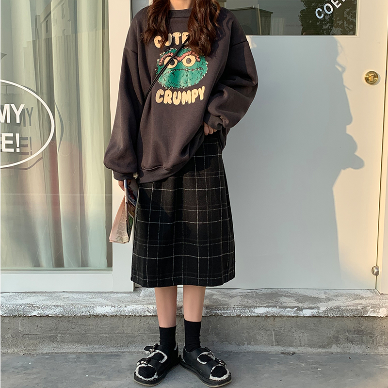 Áo Thun Mùa Đông Dáng Rộng In Hình Hoạt Hình Vui Nhộn Phong Cách Hàn Quốc Giản Dị Cho Nữ | BigBuy360 - bigbuy360.vn