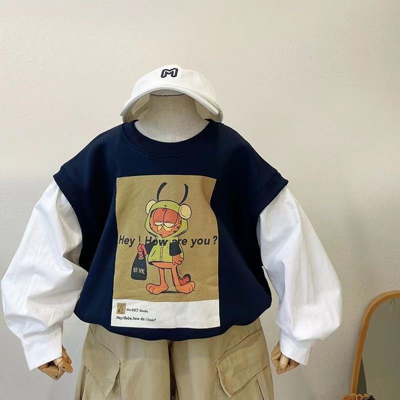 Bộ Đồ Thời Trang Mùa Thu 2022 Phong Cách Hàn Quốc Mới Cho Bé Trai