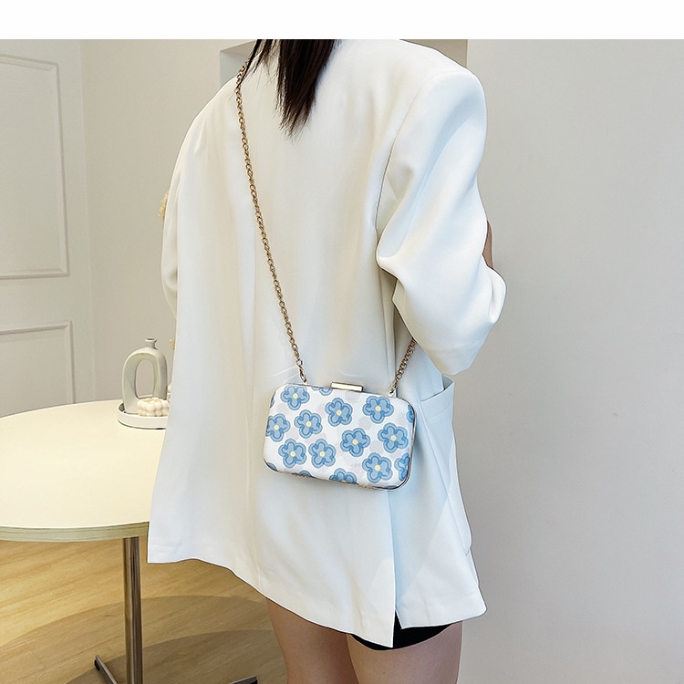 Túi đeo vai IELGY dây xích in họa tiết tinh tế thời trang cho nữ