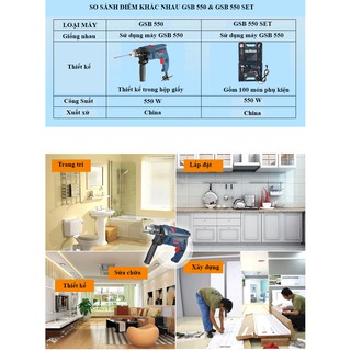 Máy khoan động lực GSB 550