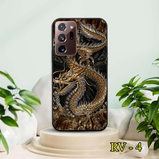 Ốp kính Rồng Đen 3D cho Samsung Note 20 - Note 20+ - Note 20 Ultra - Note 10 - Note 10 Lite - Note 10+ - Note 8 - Note 9