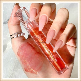 Son bóng lấp lánh 8 màu sắc tùy chọn trang điểm tiện dụng