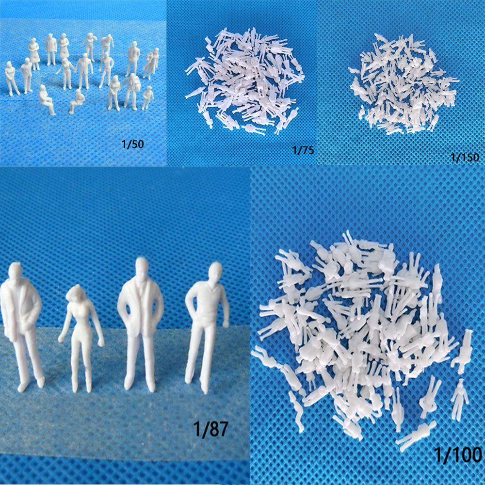 Set 100 Mô Hình Người Tỉ Lệ 1: 100 / 1: 150 / 1: 87 / 1: 75 / 1: 50 Trang Trí Tiểu Cảnh