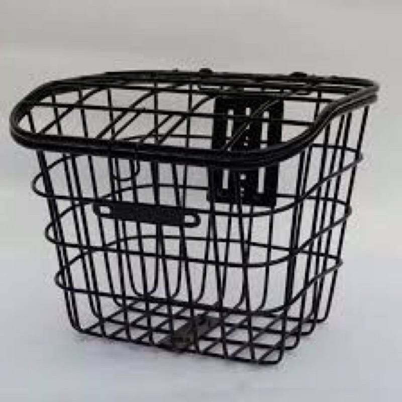 Giỏ sắt mini lắp xe đạp điện có nắp lắp cho xe 133m, 133S, xe mini coper, xe đạp điện dáng nhỏ và các loại xe khác
