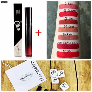 Son Chu Lipstick Chính Hãng Chulipstick Tặng Son Dưỡng Phiếu Kiểm Định