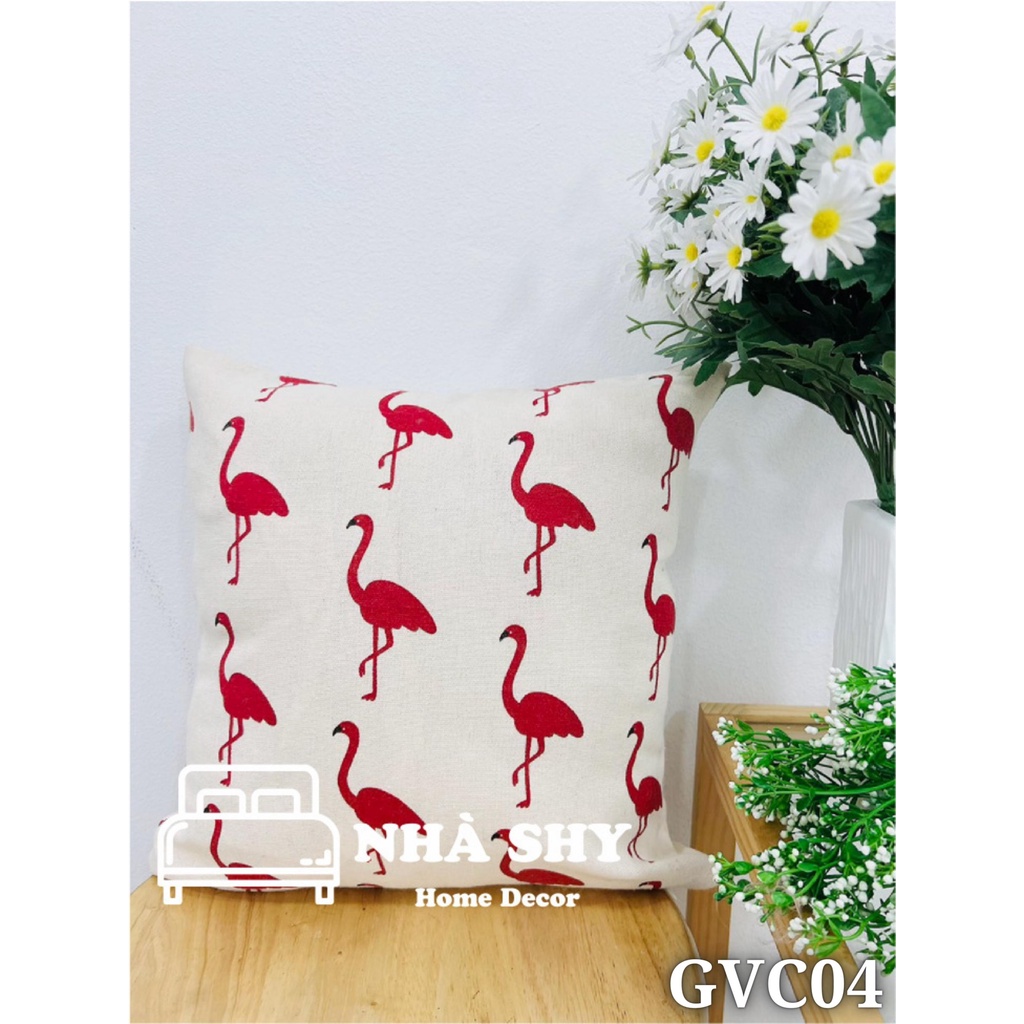 Gối sofa vuông - tựa lưng phong cách kẻ hiện đại size 35x35cm