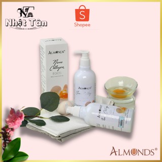 Ủ TRẮNG DA BODY ALMONDS TỪ TRỨNG VÀ MEN BIA