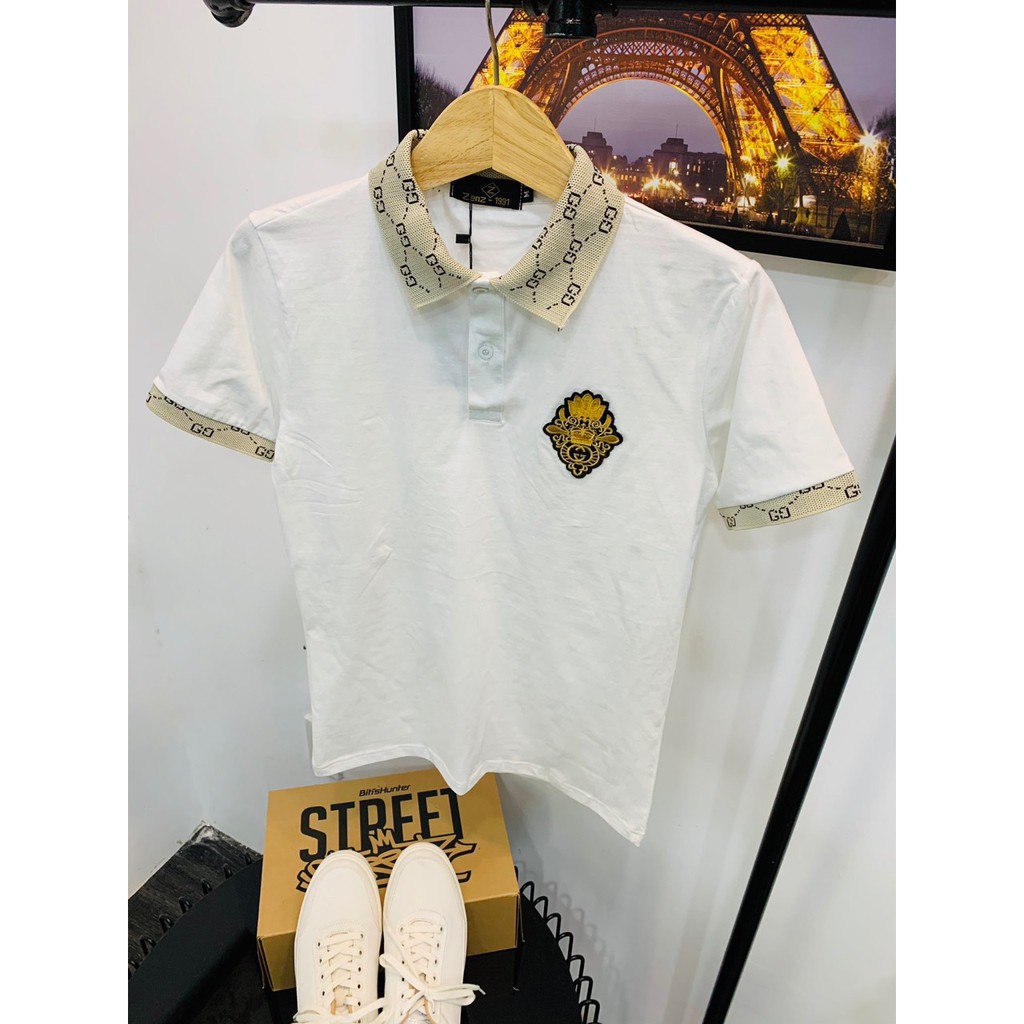 Áo thun nam polo tay ngắn có cổ thêu logo vải cotton co dãn mẫu mới đẹp cao cấp AHFASHION | BigBuy360 - bigbuy360.vn