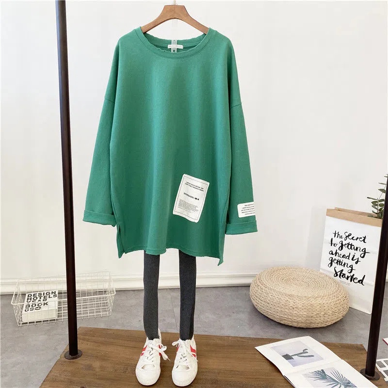 Áo Thun Tay Dài Cổ Tròn Plus Size Cho Nữ C9539 [50-110KG]