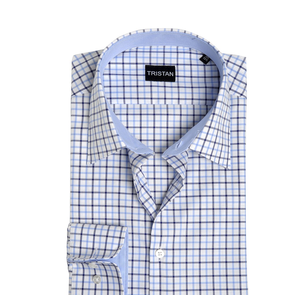 Áo sơ mi Slim Fit Shirt Tristan form ôm chất liệu lụa cao cấp hàng vnxk | BigBuy360 - bigbuy360.vn