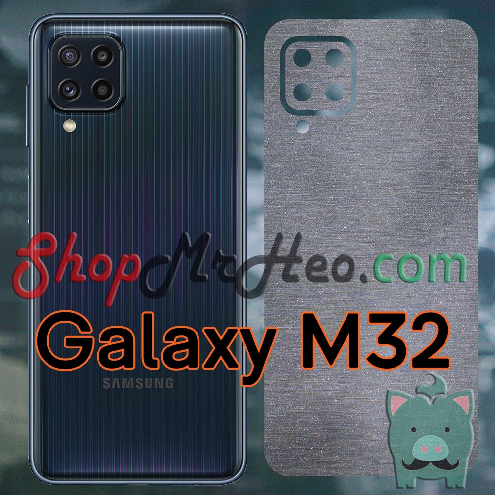Dán Skin Màu Mặt Sau Lưng Nhôm Xước Samsung Galaxy M62 - Galaxy M52 5G - Galaxy M32