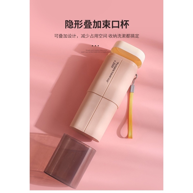 Toilet cup set Creative travel toothbrush holder.