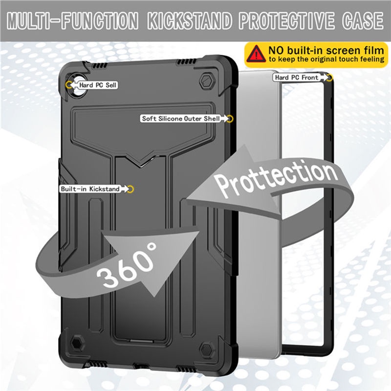 Bao Đựng Máy Tính Bảng Bằng pc Silicon Chống Sốc An Toàn Cho lenovo xiaoxin pad 2022 tab m10 plus 3rd gen 10.6 "tb128xu tb128fu tb125fu Ốp