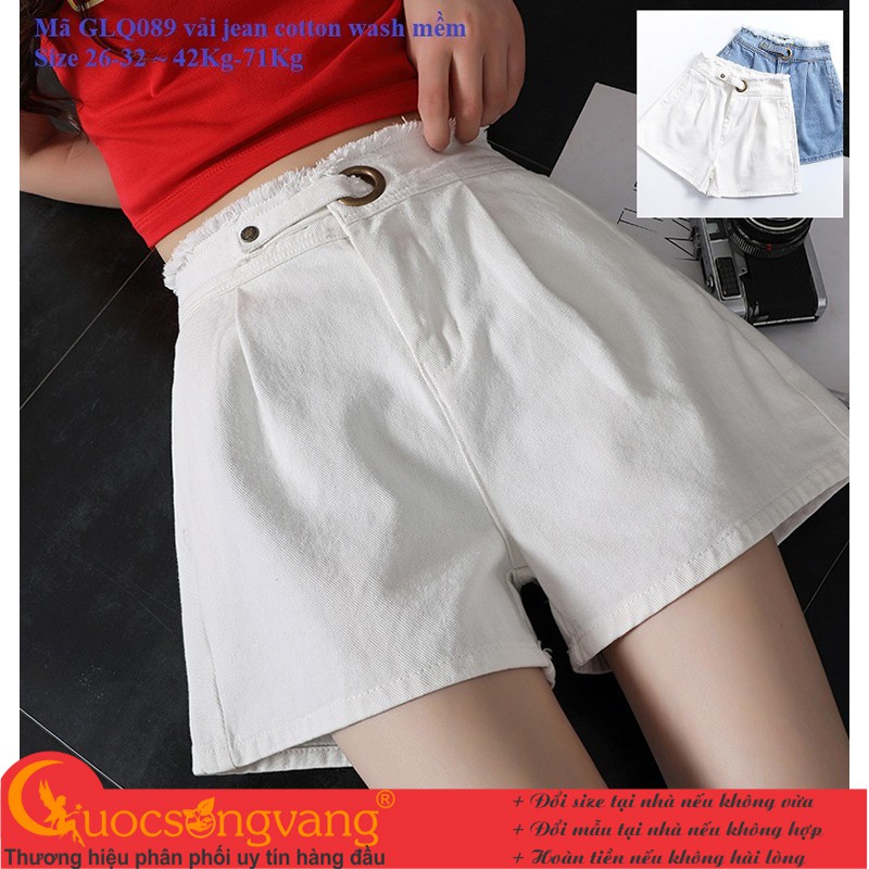 Quần đùi nữ quần short jean nữ GLQ089 Cuocsongvang