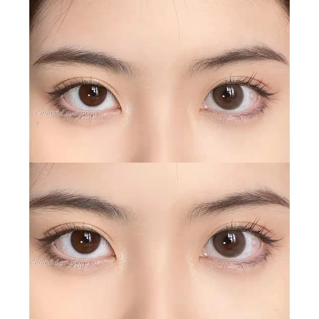 Kính áp tròng Colorhunter Dùng 1 Năm 14.2mm 0 - 8 Độ 1 cặp YJSG