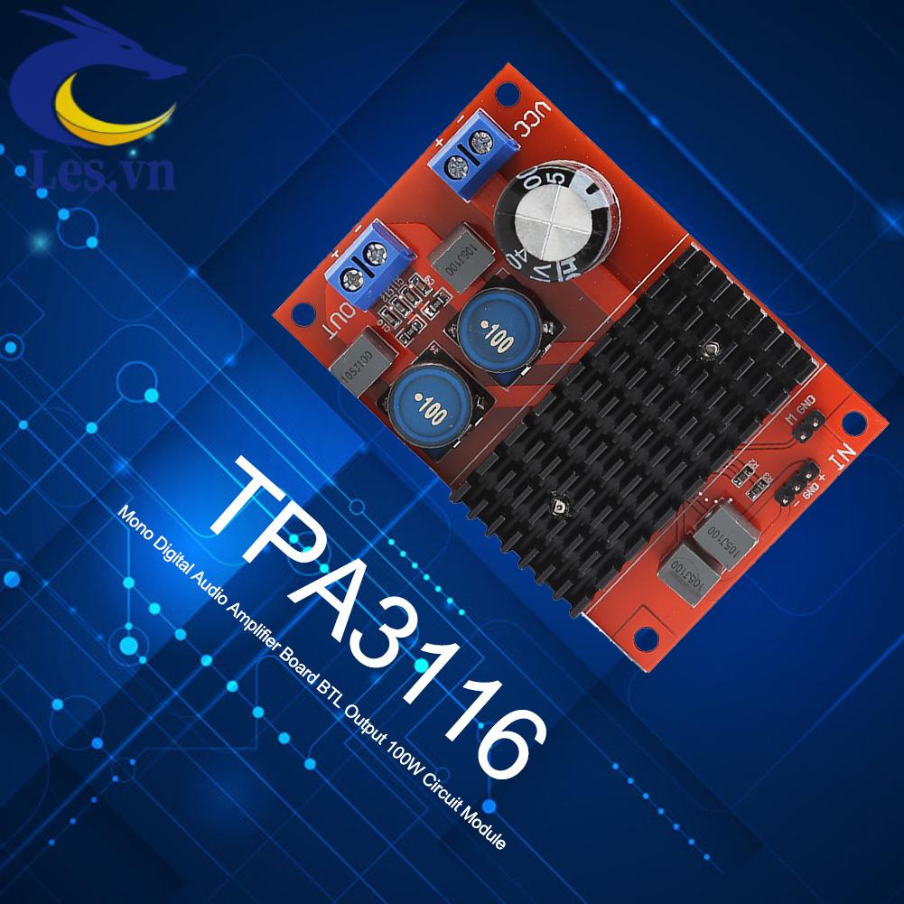 Mô Đun Khuếch Đại Âm Thanh Kỹ Thuật Số TPA3116 Đầu Ra 100W