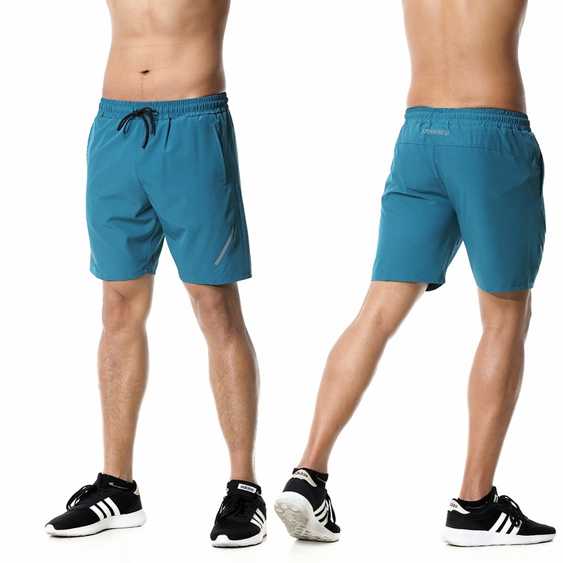 [ GYMEN ] Quần short thể thao nam  thoải mái đàn hồi cao thoáng khí nhanh khô  chạy bộ tập thể dục quần bóng rổ  cỡ lớn  ngoài trời   huấn luyện  hút mồ hôi