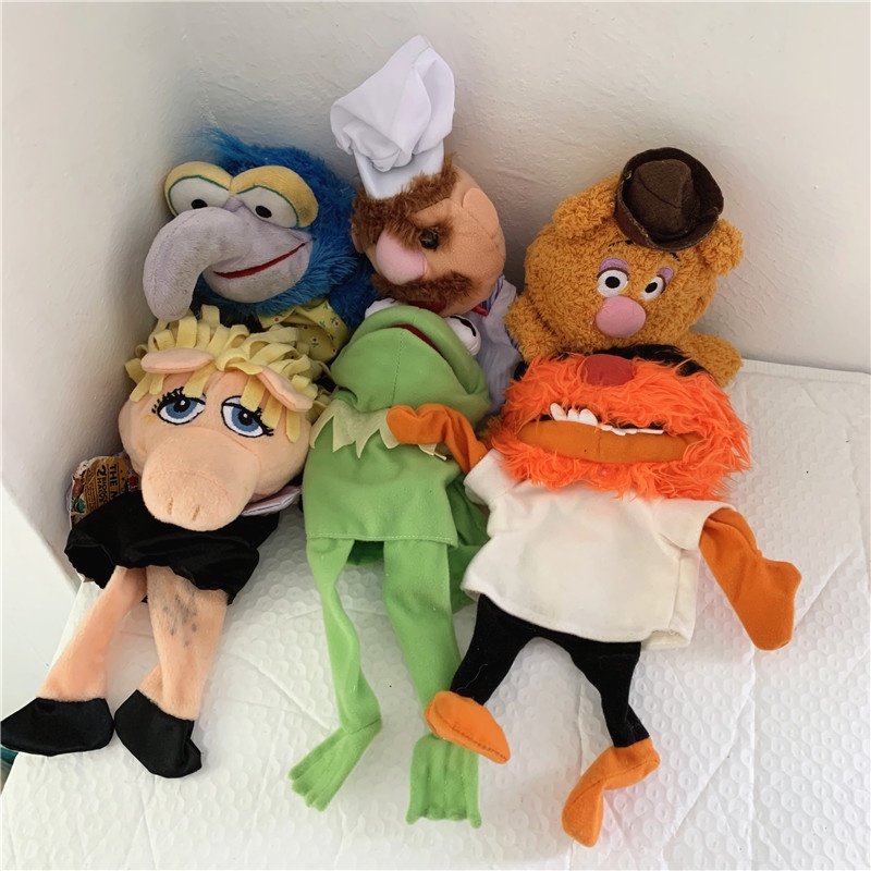 Các Muppets Tay Con Rối Kermit Ếch Sang Trọng Đồ Chơi Miss Piggy Thụy Điển Đầu Bếp Trẻ Em Đồ Chơi Cho Trẻ Em Bé Trai Bé Gái Quà Tặng Sinh Nhật