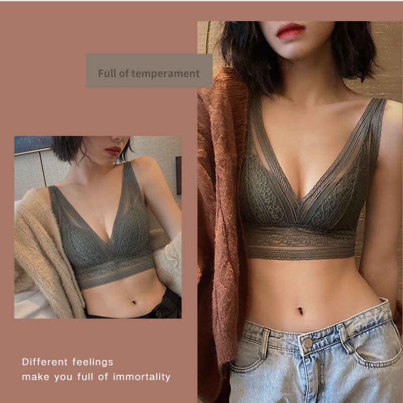 Áo Lót Siêu Mỏng Phối Ren Siêu Mỏng Gợi Cảm Cho Nữ
